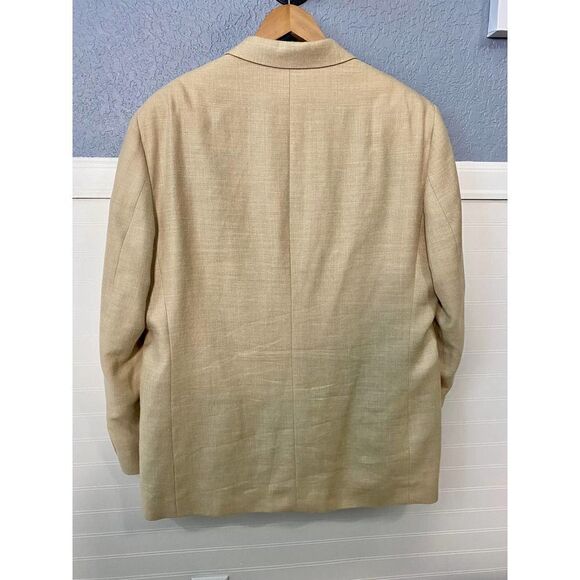 Vito Rufolo Men's Tan Button Down Blazer - Picture 8 of 12